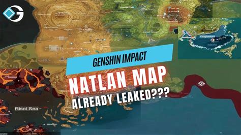 New Genshin Impact Leak Reveals Natlan Maps Full。